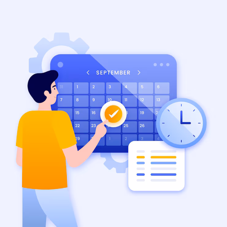 appointment-booking-with-calendar_23-2148553008 Illustrated icon of a hand tapping a medical appointment on a calendar